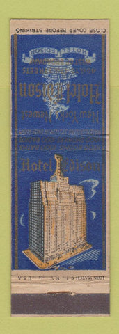 Matchbook Cover - Hotel Edison New York City WEAR