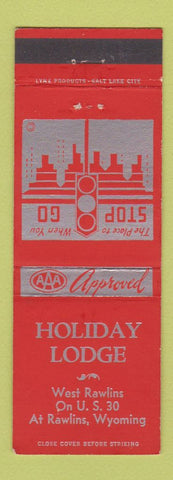 Matchbook Cover - Holiday Lodge Rawlins WY