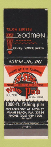 Matchbook Cover - Newport Resort Motel Miami Beach FL