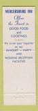 Matchbook Cover - Mercersburg Inn PA