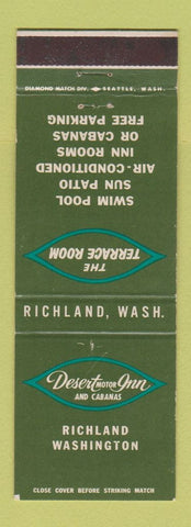 Matchbook Cover - Desert Motor Inn Cabanas Richland WA