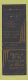 Matchbook Cover - Graham Hotel Brighton MI