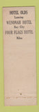 Matchbook Cover - Hotel Olds Lansing MI WEAR Full Length