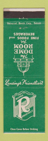 Matchbook Cover - Hotel Roosevelt Lansing MI