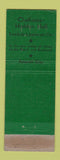 Matchbook Cover - Chalfonte Haddon Hall Atlantic City NJ