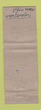 Matchbook Cover - Green Mill Rawlins WY WEAR