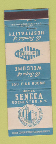 Matchbook Cover - Hotel Seneca Rochester NY