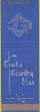 Matchbook Cover - Omaha Country Club NE