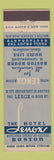 Matchbook Cover - Hotel Lenox Boston MA