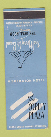 Matchbook Cover - Copley Plaza Hotel Sheraton Boston MA