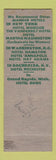 Matchbook Cover - Hotel Manger Boston MA
