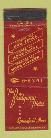 Matchbook Cover - Bridgway Hotel Springfield mA