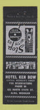 Matchbook Cover - Hotel Ken Bow Alma MI