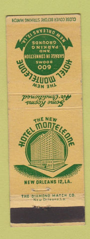 Matchbook Cover - Hotel Monteleone New Orleans LA