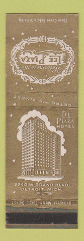 Matchbook Cover - Lee Plaza Hotel Detroit MI WEAR