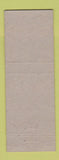 Matchbook Cover - Hotel Tuller Detroit MI