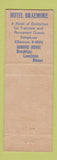 Matchbook Cover - Hotel Braemore Boston MA