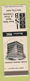 Matchbook Cover - Iowa State Bank Trust Iowa City IA