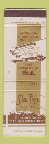 Matchbook Cover - Sky Top Motel Kingston NY