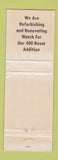 Matchbook Cover - Newhouse Hotel Salt Lake City UT WEAR