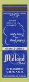 Matchbook Cover - Midland Hotel Chicago IL