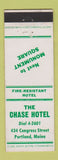 Matchbook Cover - Chase Hotel Portland ME