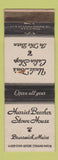 Matchbook Cover - Harriet Beecher Stowe Howe Brunswick ME WORN