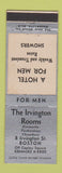 Matchbook Cover - Irvington Rooms Hotel Boston MA