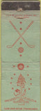Matchbook Cover - University Sequoia Sunnyside Club golf POOR