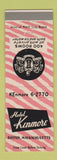 Matchbook Cover - Hotel Kenmore Boston MA