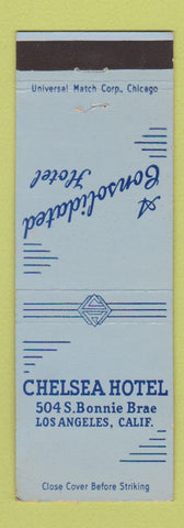 Matchbook Cover - Chelsea Hotel Los Angeles CA