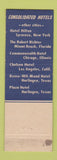 Matchbook Cover - Chelsea Hotel Los Angeles CA