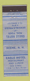 Matchbook Cover - Eagle Hotel Keene NH