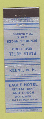 Matchbook Cover - Eagle Hotel Keene NH