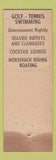 Matchbook Cover - Wentworth Hotel Portsmouth NH DD Bean POOR STRIKER