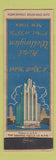 Matchbook Cover - Hotel Wellington New York City WEAR