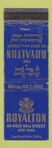 Matchbook Cover - Royalton Hotel New York City WEAR