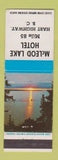 Matchbook Cover - McLeod Lake Hotel Hart Highway BC