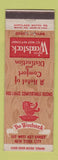 Matchbook Cover - Hotel Woodstock New York City