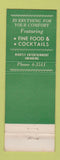Matchbook Cover - El Ranch Hotel Fresno CA Full Length