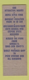 Matchbook Cover - Hotel Martinique New York City