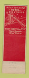 Matchbook Cover - Hollywood Plaza Hotel CA WEAR Full Length