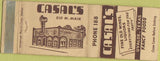 Matchbook Cover - Casal's Uvalde TX WEAR