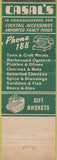 Matchbook Cover - Casal's Uvalde TX WEAR