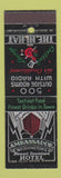 Matchbook Cover - Ambassador Hotel Washington DC Hi Hat