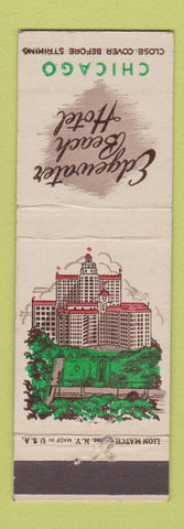 Matchbook Cover - Edgewater Beach Hotel Chicago IL
