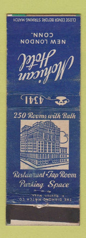 Matchbook Cover - Mohican Hotel New London CT WEAR