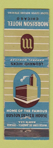 Matchbook Cover - Morrison Hotel Chicago IL