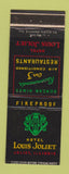 Matchbook Cover - Hotel Louis Joliet IL