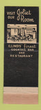 Matchbook Cover - Hotel Louis Joliet IL